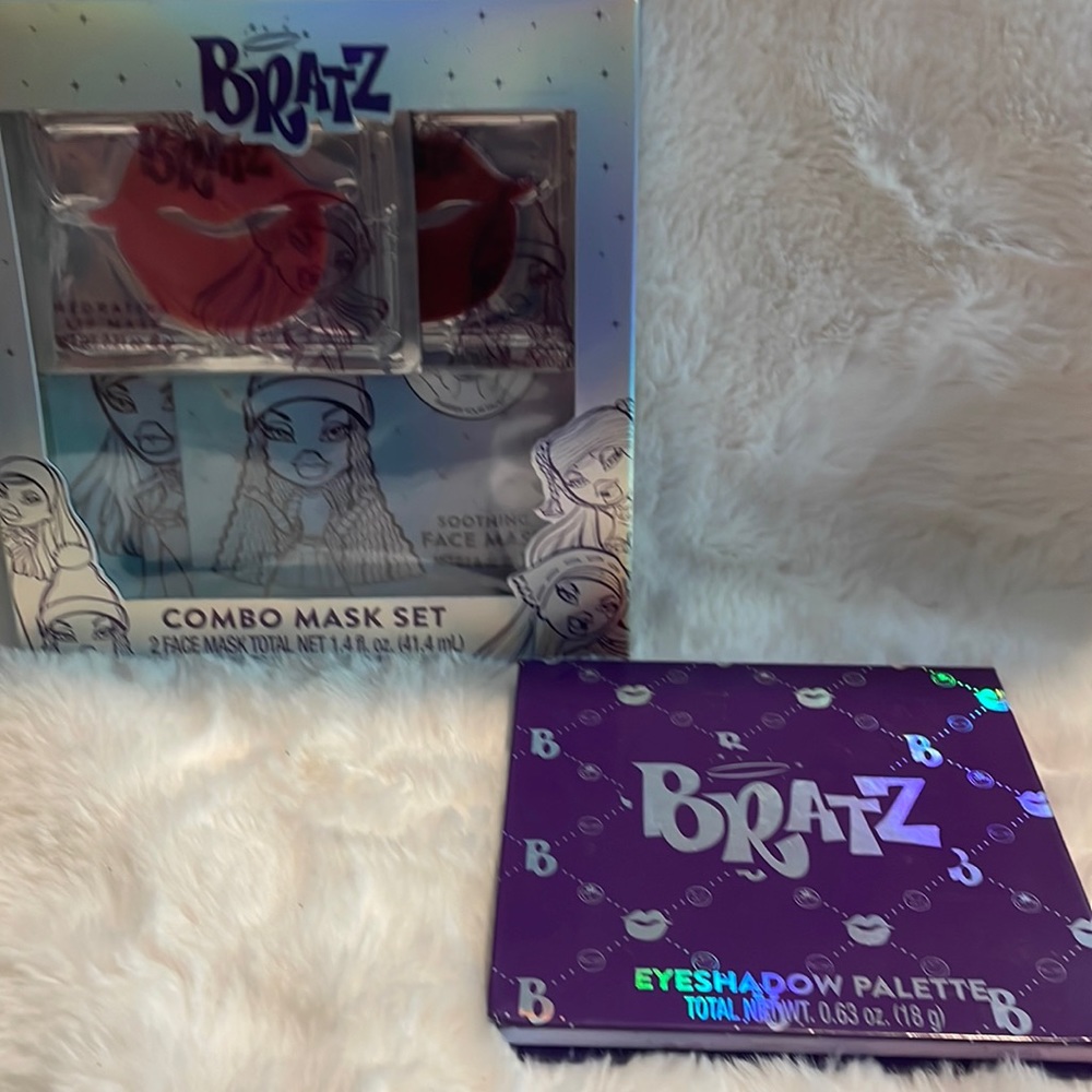 Brats combo Mask set with‎ a brats eyeshadow palette